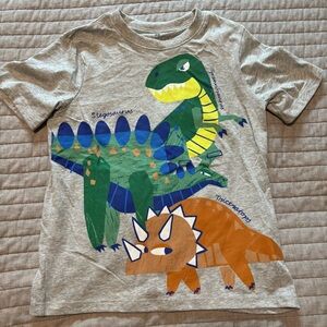 NWT H&M Gray Dinosaur Adventure Short Sleeve Tee